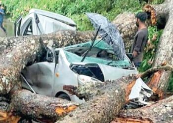 കണ്ണീർ-മഴ-തുടരുന്നു;-2-മരണം,-നൂറുകണക്കിന്‌-വീടുകൾ-തകർന്നു,-നദികളിൽ-ജലനിരപ്പുയർന്നു