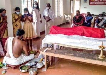 ദുരിതാശ്വാസക്യാമ്പിൽ-മരിച്ചയാളുടെ-അന്ത്യകർമങ്ങൾക്ക്‌-സിപിഐ-എം-ഓഫീസ്‌-വിട്ടുനൽകി