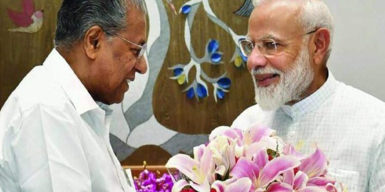 മുഖ്യമന്ത്രി-പിണറായി-വിജയന്-ആശംസയുമായി-പ്രധാനമന്ത്രി-മോദി