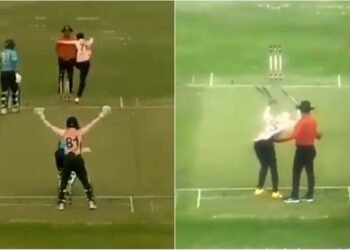 അമ്പയറോടുള്ള-ദേഷ്യം-സ്റ്റംപിൽ-തീർത്ത്-ഷാക്കിബ്-അൽ-ഹസ്സൻ;-വീഡിയോ