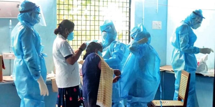 ഇന്ന്-12,443-പേര്‍ക്ക്-കോവിഡ്,-115-മരണം;-പോസിറ്റിവിറ്റി-നിരക്ക്-10.22-%