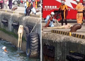 മുങ്ങിത്താഴുന്ന-‘സ്ത്രീയെ’-രക്ഷിച്ച്-ഫയർഫോഴ്‌സ്…-പക്ഷെ-ട്വിസ്റ്റ്