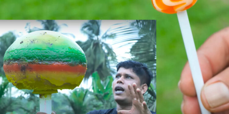 25-കിലോയുള്ള-കോലുമിട്ടായി!-ശ്രദ്ധ-നേടി-വീണ്ടും-ഫിറോസിക്ക