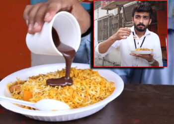 ചോക്ലേറ്റ്-ബിരിയാണി-കഴിച്ച്-റിപ്പോർട്ടർ!-ലേശം-ഓവറല്ലേ-എന്ന്-സൈബർലോകം