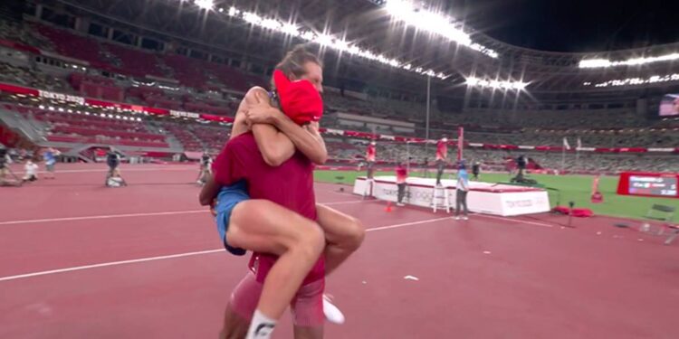 tokyo-olympics-2020:-സ്വര്‍ണമെഡല്‍-പങ്കിട്ടു;-ബാര്‍ഷിം-ടാംബേരി-സൗഹൃദത്തിന്-കൈയടിച്ച്-ലോകം