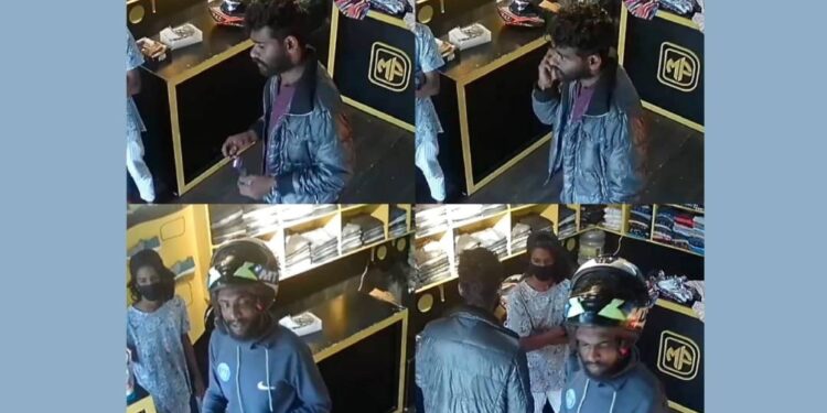 പട്ടാപ്പകല്‍-തുണിക്കടയില്‍-മോഷണം:-മോഷ്ടാക്കള്‍-സിസിടിവിയില്‍-കുടുങ്ങി