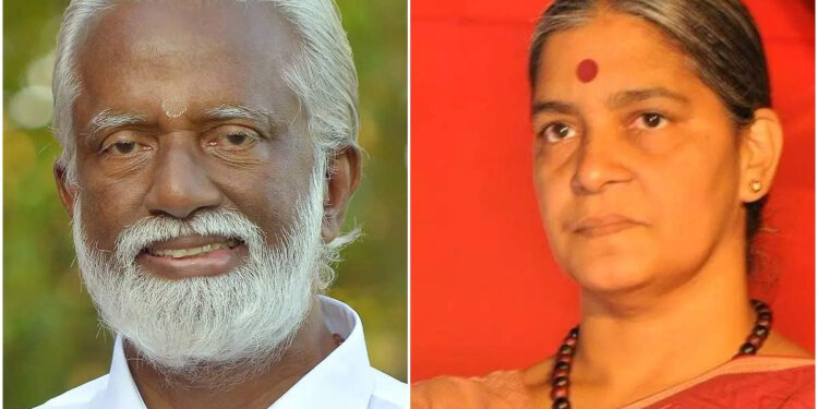 പോലീസിനുള്ളിലെ-ആർഎസ്എസ്-ഗ്യാങ്;-ആനി-രാജയുടെ-പ്രസ്താവനയ്ക്കെതിരെ-കുമ്മനം