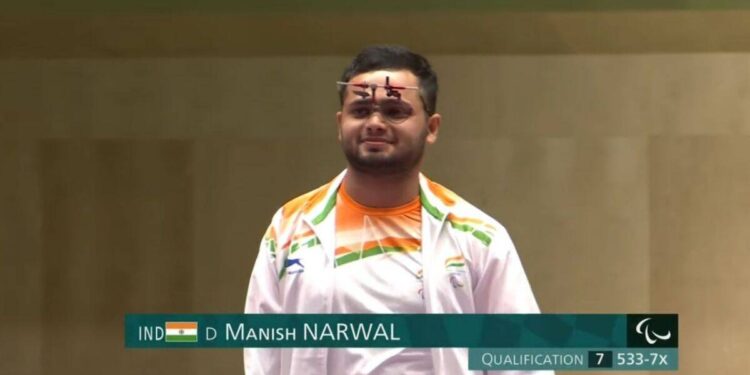 tokyo-paralympics:-ഷൂട്ടിങ്ങില്‍-ഇരട്ടിമധുരം;-മനീഷിന്-സ്വര്‍ണം,-സിംഗ്രാജിന്-വെള്ളി