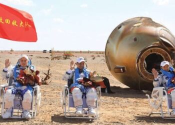 ചൈനീസ്-ബഹിരാകാശ-നിലയ-നിർമ്മാണം:-ആദ്യഘട്ട-യാത്രികര്‍-കാപ്സ്യൂളിൽ-തിരിച്ചെത്തി