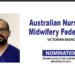 ഓസ്‌ട്രേലിയൻ നേഴ്സസ് യൂണിയനിൽ ( ANMF ) മലയാളി സാന്നിധ്യമാകാൻ  ‘ജിമ്മി പാറേൽ’