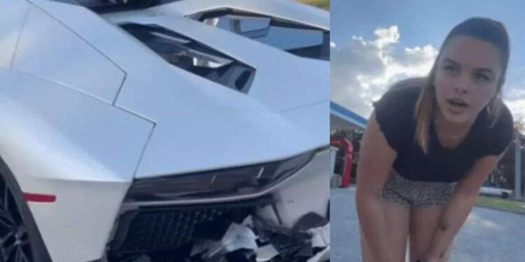 തന്റെ-“കാറിന്റെ-മുൻവശത്ത്-ഇടിച്ചതിന്”-സൂപ്പർകാർ-ഉടമയെ-ചീത്ത-വിളിച്ച്-യുവതി