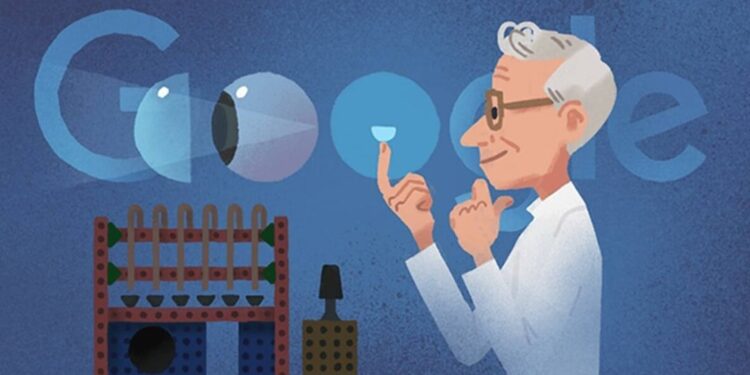 കോണ്‍ടാക്റ്റ്-ലെന്‍സ്-കണ്ടെത്തിയ-ശാസ്ത്രജ്ഞന്-ആദരമര്‍പ്പിച്ച്-ഗൂഗിളിന്റെ-ഡൂഡിള്‍