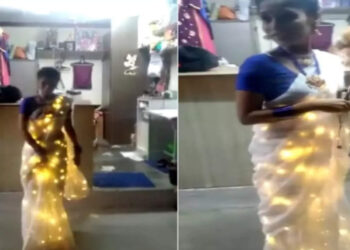 ദീപാവലിയെത്തി,-വീണ്ടും-വൈറലായി-എൽഇഡി-ലൈറ്റ്-സാരി