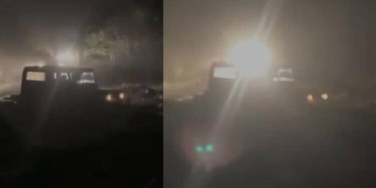 ജീപ്പ്-മഴവെള്ളപ്പാച്ചിലില്പെട്ടു;-നാട്ടുകാരും-ബസ്-ജീവനക്കാരും-രക്ഷകരായി-|-വീഡിയോ