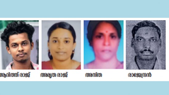 അമ്മയും-2-മക്കളും-വെട്ടേറ്റു-മരിച്ചു;-ഗൃഹനാഥൻ-തൂങ്ങിമരിച്ച-നിലയിലും