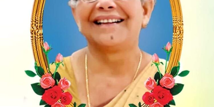 MAV-മുൻ പ്രസിഡന്റ് സജിമോൻ ജോസഫ് വരകുകാലായിലിന്റെ മാതാവ് മേരി ജോസഫ് നിര്യാതയായി.