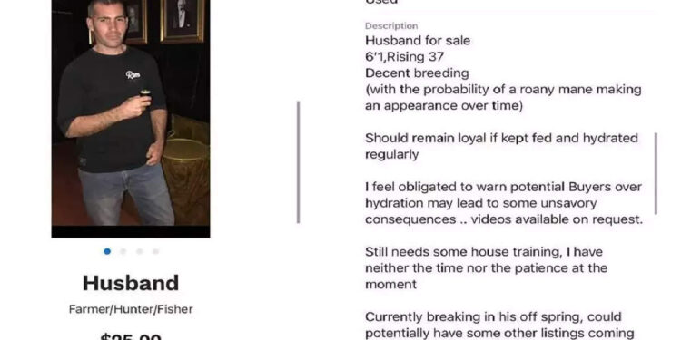 നാട്ടുകാരെ-ഓടി-വരണേ,-ഭർത്താവിനെ-വിൽക്കാനുണ്ടേ!-തിരിച്ചെടുക്കില്ല,-എക്‌സ്ചെയ്ഞ്ചില്ല