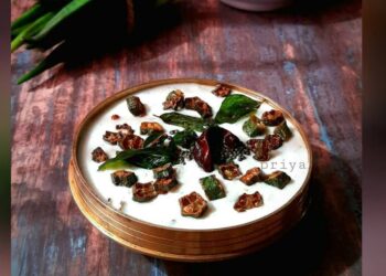 ‌വറുത്ത-വെണ്ടക്ക-ചേർത്ത-കിടിലൻ-പച്ചടി