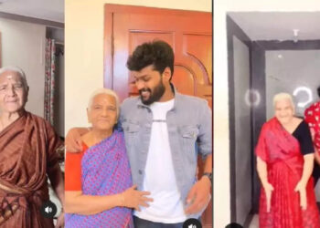 ഈ-റീല്‍സ്-മുത്തശ്ശി-ആള്‍-പൊളിയാണ്;-ഇന്‍സ്റ്റഗ്രാമില്‍-തരംഗമായ-രാ-രാ-റെഡി-ഗാനത്തിന്-ചുവടുവെച്ച്-മുത്തശ്ശിയും-കൊച്ചുമകനും