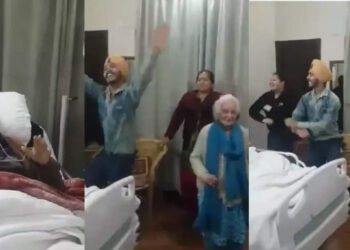 ആശുപത്രിയിലായ-മുത്തച്ഛനെ-സന്തോഷിപ്പിക്കാന്‍-നൃത്തം-ചെയ്ത്-കുടുംബാംഗങ്ങള്‍;-ഹൃദ്യം-ഈ-കാഴ്ച
