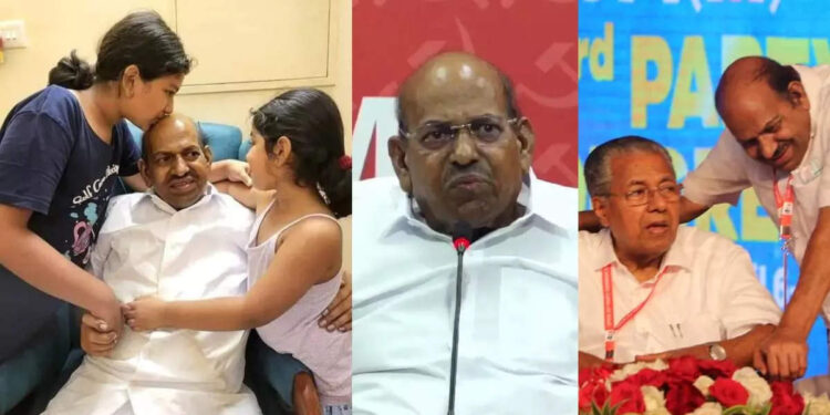 കൊച്ചുമക്കളോടൊത്ത്-കോടിയേരി;-‘പ്രിയ-സഖാവ്-എത്രയും-വേഗം-തിരിച്ചെത്തട്ടെ’;-രാഷ്ട്രീയം-മറന്ന്-ആശംസകളുമായി-നേതാക്കൾ