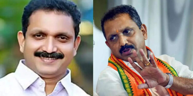 ‘ബന്ധുനിയമനം’-ബിജെപിയെ-തിരിച്ചടിക്കുന്നു;-കരിവാരിത്തേക്കാനുള്ള-ശ്രമമെന്ന്-സുരേന്ദ്രൻ;-മകൻ്റെ-ജോലി-വിവാദത്തിൽ