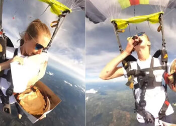സ്കൈഡൈവിങ്ങിനിടെ-ഇൻസ്റ്റഗ്രാം-ഇൻഫ്ളൂവൻസർ-ചെയ്തത്-കണ്ടോ?-ഇത്-കുറച്ച്-കൂടി-പോയെന്ന്-സോഷ്യൽ-മീഡിയ