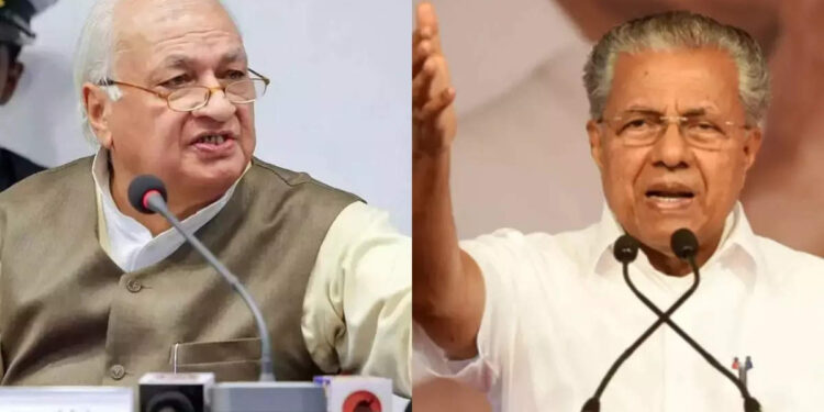 ഗവർണർ-കേന്ദ്രത്തിൻ്റെ-ഏജൻ്റിനെ-പോലെ,-പ്രശംസയും-സ്നേഹവും-വാരിക്കോരി-നൽകിയത്-ആർഎസ്എസിന്:-തിരിച്ചടിച്ച്-മുഖ്യമന്ത്രി