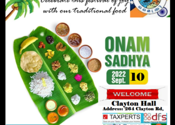 മെൽബണിൽ  ഓണസദ്യയും, കലാപരിപാടികളുമായി  സെപ്റ്റംബർ 10 ന് മൈത്രി മലയാളി സംഘടന.