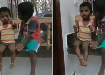 viral-video:-ഈ-ചേട്ടൻ്റെയും-അനിയത്തിയുടെയും-പാട്ട്-എന്തായാലും-നിങ്ങളെ-ചിരിപ്പിക്കും;-വൈറലായി-വീഡിയോ