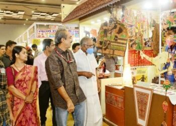 അന്താരാഷ്ട്ര-വ്യാപാരമേള-മന്ത്രി-എ-കെ-ശശീന്ദ്രൻ-സന്ദർശിച്ചു