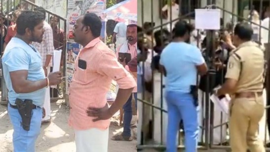 പഞ്ചായത്ത്-ഓഫീസിൽ-തോക്കുമായി-യുവാവ്:-ജീവനക്കാരെയും-ജനപ്രതിനിധികളെയും-പൂട്ടിയിട്ടു