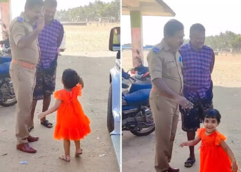 ‘ഇരിക്കട്ടെ-പൊലീസ്-മാമന്-ഒരു-സല്യൂട്ട്’,-കേരള-പൊലീസ്-പങ്കുവെച്ച-രസകരമായ-വീഡിയോ-വൈറൽ