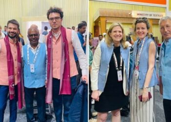 ജി20-ഷെർപ്പകൾക്ക്-പരിസ്ഥിതി-സൗഹൃദ-വസ്ത്രങ്ങൾ-സമ്മാനിച്ചു-ഇക്കോലൈൻ