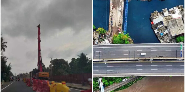 30-മീറ്റർ-വീതിയിൽ-ആകാശപാത:-അരൂർ-–-തുറവൂർ-ഭാഗത്ത്-രണ്ടര-ഏക്കർ-ഭൂമി-കൂടി-വേണമെന്ന്-കമ്പനി;-വീണ്ടും-പരിശോധന-നടത്താൻ-അധികൃതർ