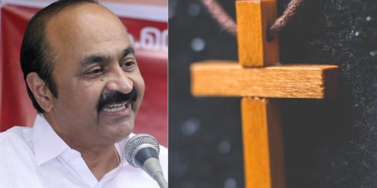 ‘ക്രിസ്ത്യാനികൾ-വീട്ടിൽ-എത്തിയാൽ-തല്ലിയോടിക്കണമെന്ന്-പറഞ്ഞത്-ബിജെപി-മന്ത്രി,-ഇത്-വിശ്വാസികളുടെ-മനസിലുണ്ട്’;-വി-ഡി-സതീശൻ