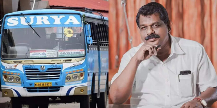 private-bus-strike:-സ്വകാര്യ-ബസ്-പണിമുടക്ക്-അനാവശ്യമെന്ന്-ഗതാഗത-മന്ത്രി;-പിന്നോട്ടില്ലെന്ന്-സംയുക്ത-സമരസമിതി