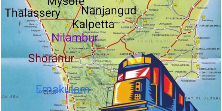 കേരളത്തെ-അടിമുടി-മാറ്റുന്ന-റെയിൽവേ-പദ്ധതികൾ:-വന്ദേഭാരത്-ഓടുന്ന-ശബരി-റെയിൽ-മുതൽ,-400-കിമി-ദൂരം-കറയ്ക്കുന്ന-മൈസൂർ-പാത-വരെ