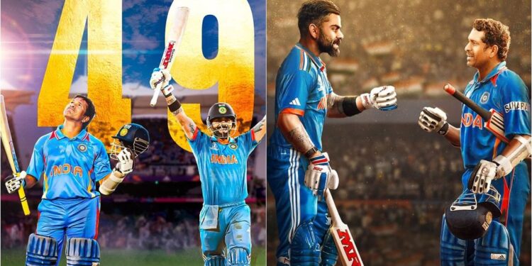 സച്ചിന്റെ-പിൻഗാമിയായി-വിരാട്;-49ാം-ഏകദിന-സെഞ്ചുറിയുമായി-കോഹ്ലി