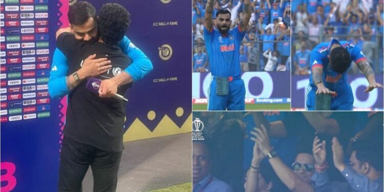 കോഹ്ലിയെ-വാരിപ്പുണർന്ന്-സച്ചിൻ;-ഒപ്പം-ഹൃദയം-തൊടുന്നൊരു-കുറിപ്പും