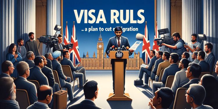 കുടിയേറ്റം കുറയ്ക്കാൻ പദ്ധതിയിൽ കടുത്ത വിസാ നിയമങ്ങളുമായി UK പ്രധാനമന്ത്രി