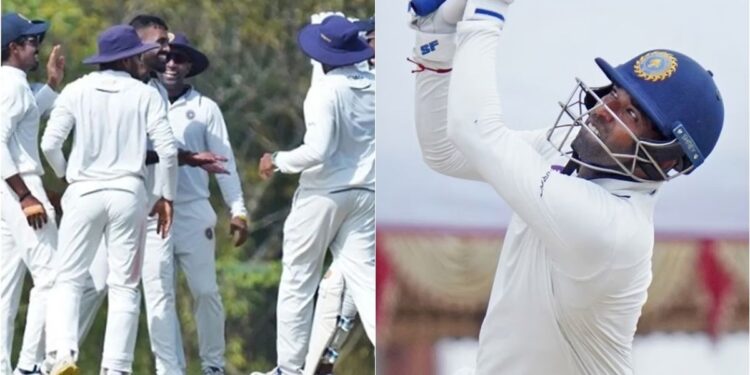 സഞ്ജു-ഇല്ലേലും-കേരളത്തിന്റെ-പിള്ളേർ-പൊളിയാ;-ഒന്നാമിന്നിങ്സ്-ലീഡ്