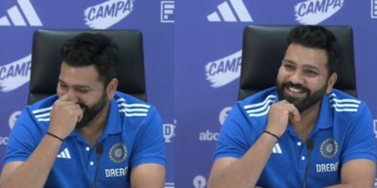 കോഹ്ലിയെക്കുറിച്ച്-മാധ്യമ-പ്രവർത്തകന്റെ-ചോദ്യം;-രോഹിത്-ശർമ്മയുടെ-പ്രതികരണം-വൈറലാകുന്നു