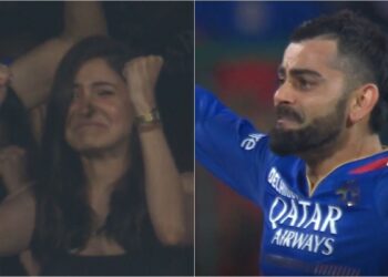 ആദ്യം-ആവേശത്താൽ-തുള്ളിച്ചാടി,-പിന്നീട്-കണ്ണീരണിഞ്ഞു;-കോഹ്ലിയുടെ-സെലിബ്രേഷൻ-വൈറൽ