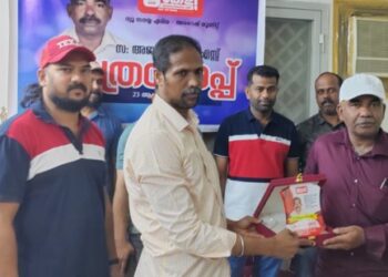 അജയകുമാറിന്-കേളി-യാത്രയയപ്പ്-നൽകി