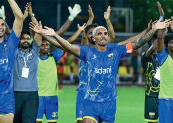 കൊമ്പുകുലുക്കി- കൊമ്പൻസ്-;-തൃശൂർ-മാജിക്‌-എഫ്സിയെ-കീഴടക്കി