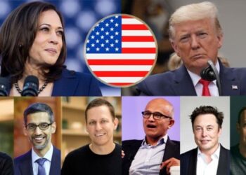 അമേരിക്കൻ-തെരഞ്ഞെടുപ്പ്‌;-ചേരി-തിരിഞ്ഞ്‌-കോർപ്പറേറ്റ്‌-ഭീമൻമാർ